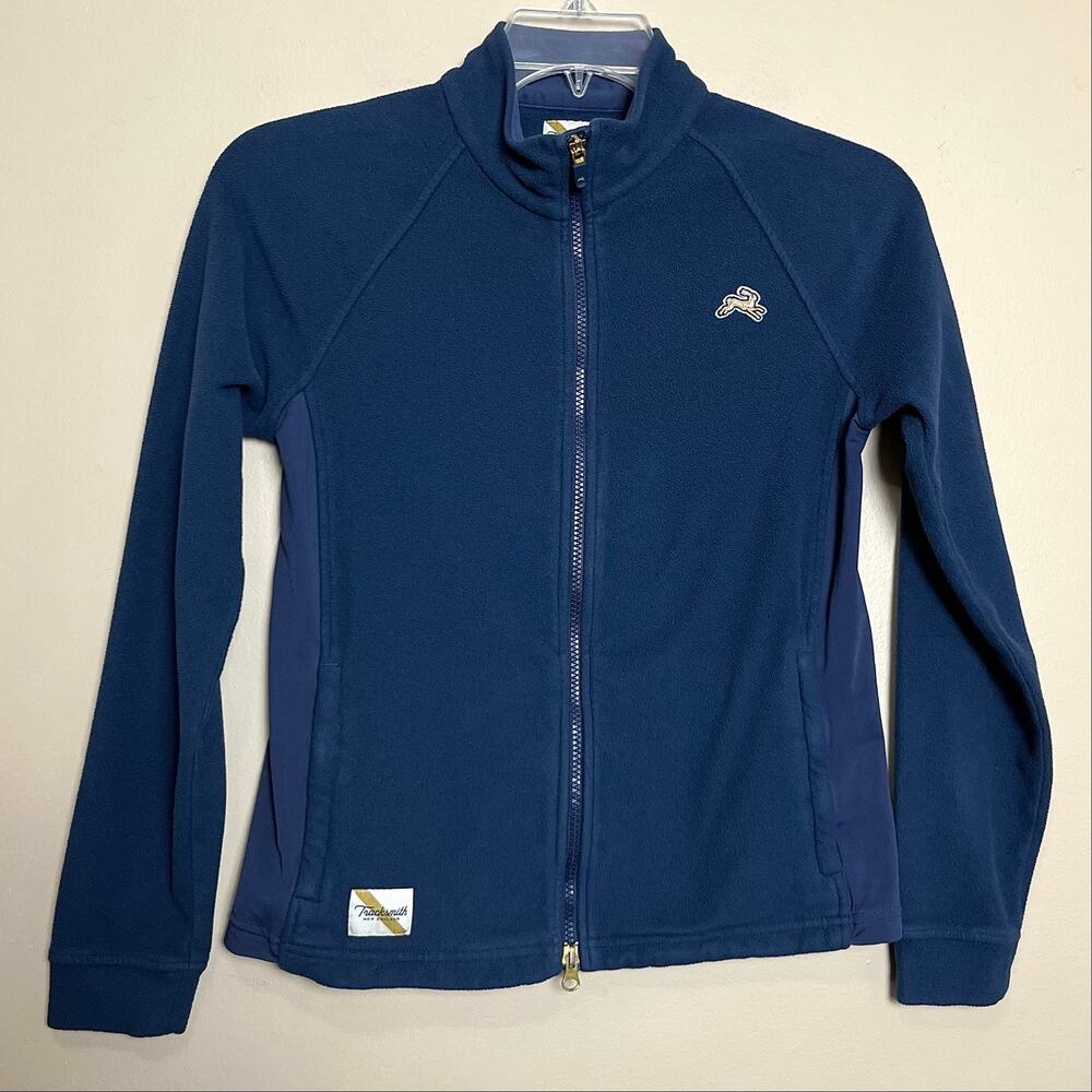 Tracksmith Franklin Fleece Jacket Dark Blue Navy